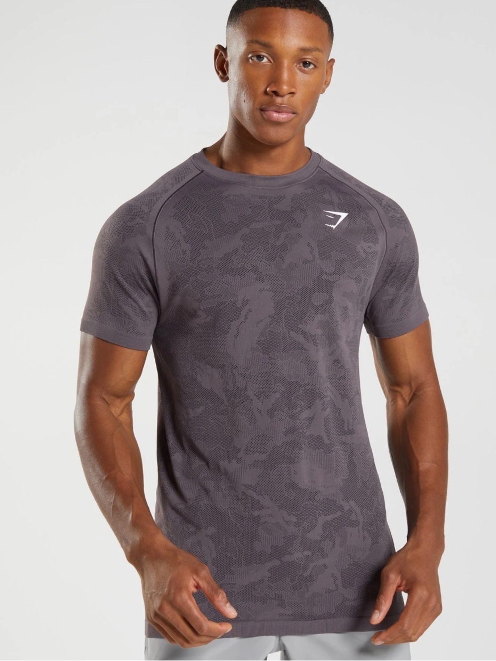 Gymshark Geo Seamless Tshirt Lilac
